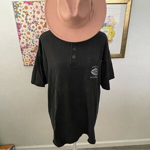Vintage Harley Davidson Henley Tee
